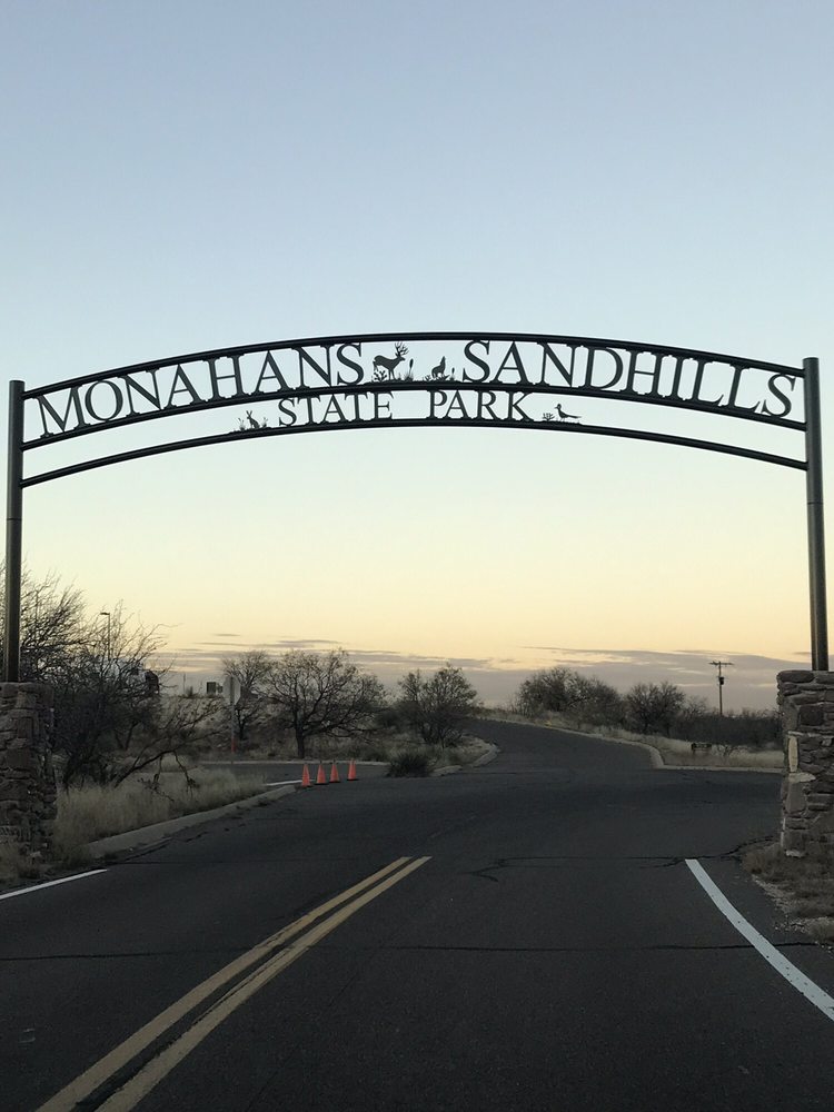 Monahans Sandhills State Park Sign